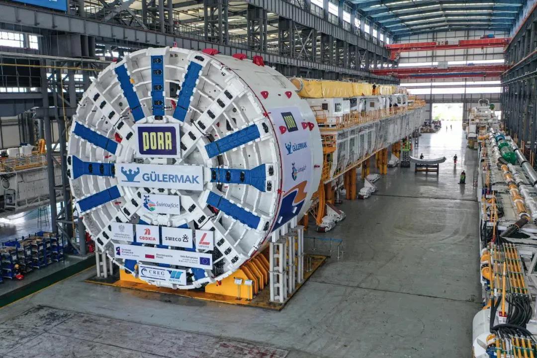 Overseas large diameter slurry shield machine Islander has started to launch