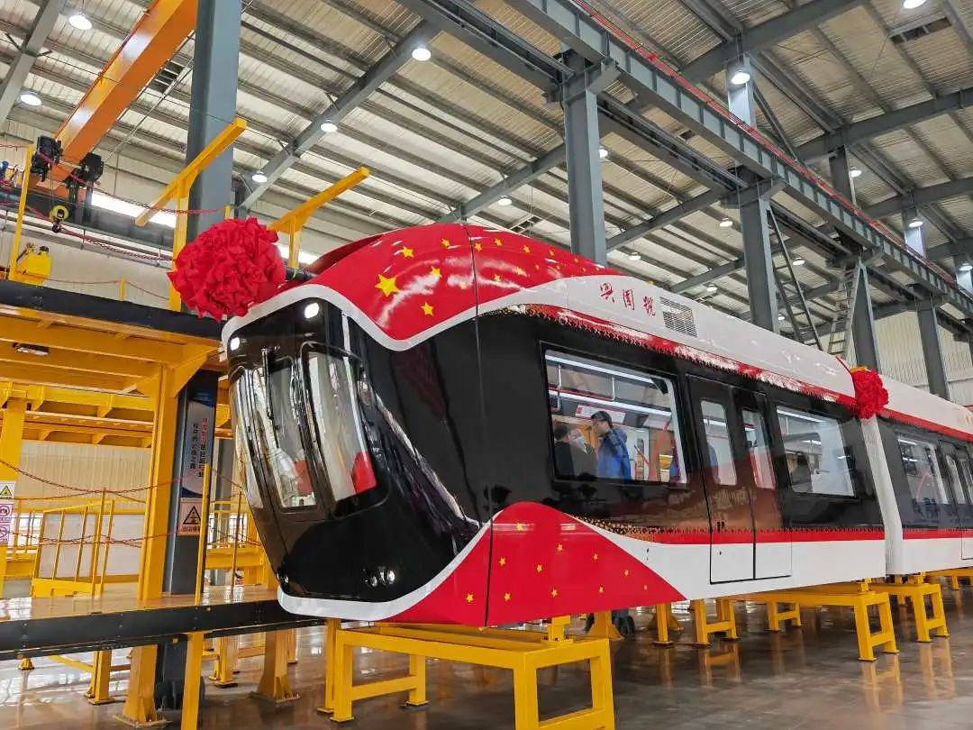 China’s First Maglev Air Rail Vehicle 