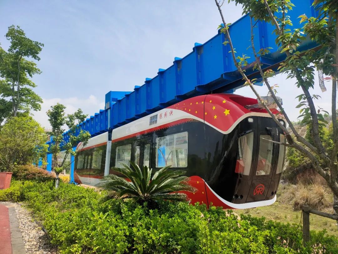 China's First Permanent Magnetic Levitation Air Rail Test Line Sets for the Commissioning Stage