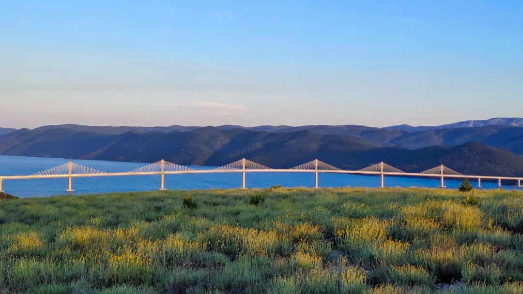 The Opening Ceremony of Peljesac Bridge in Croatia Held in Komarna