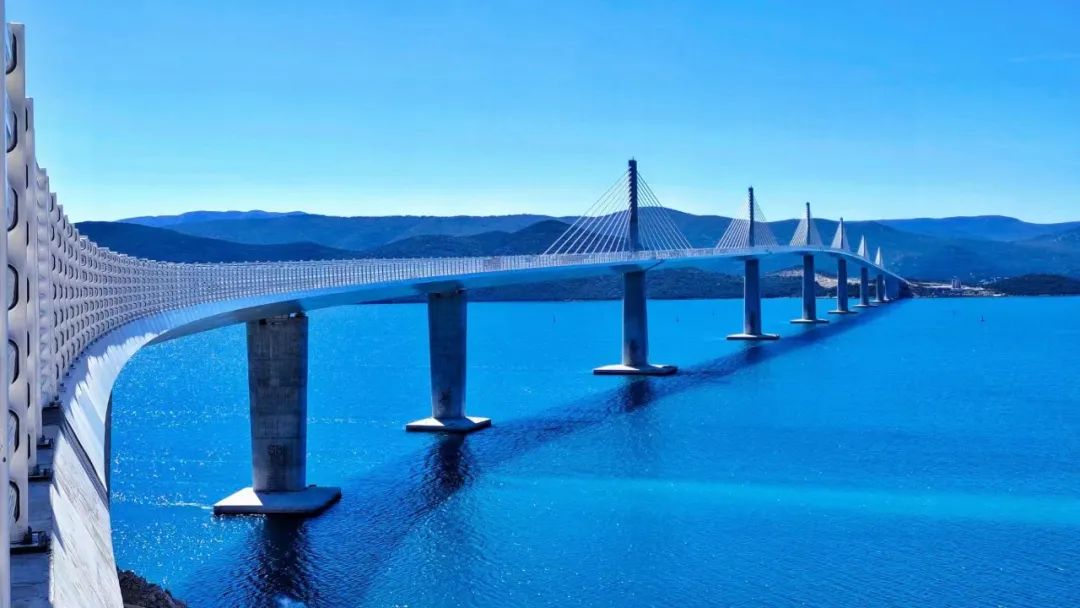 The Opening Ceremony of Peljesac Bridge in Croatia Held in Komarna