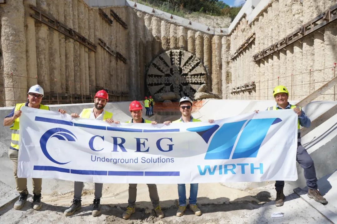 The First TBM Exported from China to Italy Runs Through the First Section