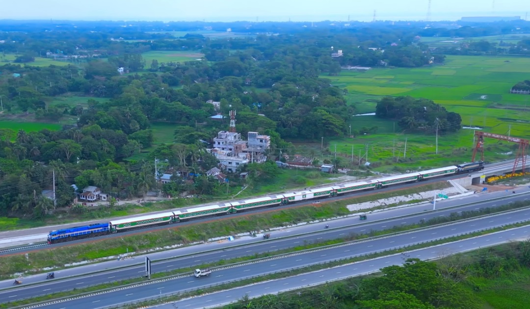 The Padma Bridge Rail Link Project (PBRLP) in Bangladesh Completes Trial Run of Train