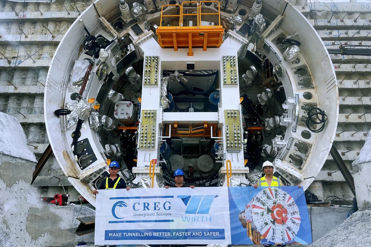 CRHIC’s First EPB TBM for Export Successfully Launched in Turkey