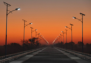 Steel bridge over Cunnenek River in Angola