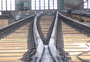 60kg/m, No.14 Single Turnout Exported to Venezuela