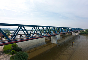 Eu Rathenow Steel Railway Bridge in Germany