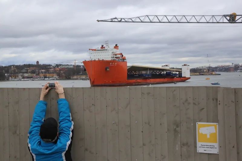 This bridge's 20,333 km journey to Stockholm