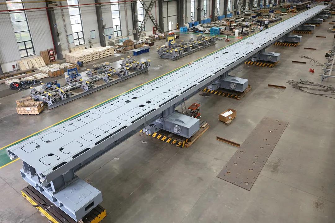 The World’s First Set of 600km/h High-speed Maglev Turnouts Passes the Factory Acceptance